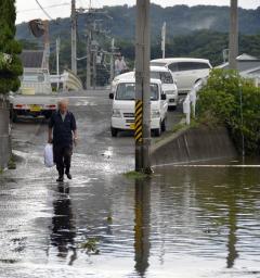 和歌山市で大規模冠水 史上最高の大雨を記録