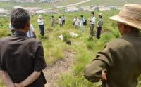 北朝鮮:「日本人墓地」初公開 太平洋戦争末期に死亡