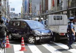 西成でワゴン車暴走、６人重軽傷 運転の男を逮捕