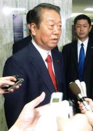 小沢元代表:離党判断２日に 衆参５０人前後同調か