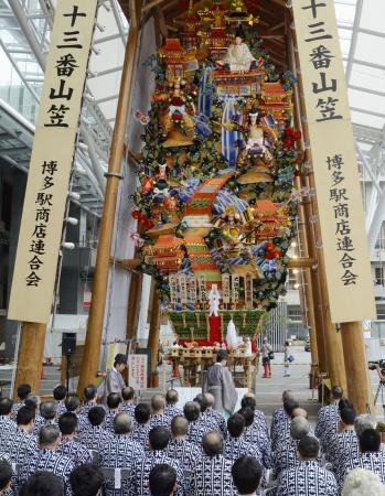 博多で山笠、小倉で祇園太鼓 福岡の夏の風物詩が幕開け