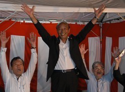 羽曳野市長に現職３選、大阪維新の会が初黒星