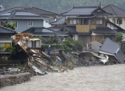 九州豪雨、１人死亡で１人不明 ７月観測史上最多の地点も