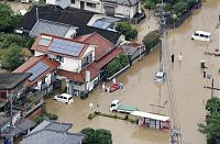 「水が一気に胸まで」 日田・中津で河川氾濫